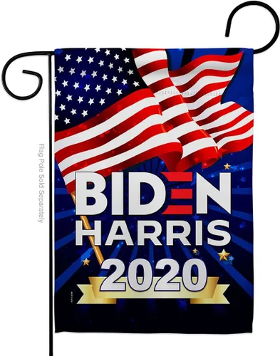 Vista 22 de Biden Harris Flag Vote President 2020 - Juego de banderas para casa de jardín, demócrata patriótico, republicano, fiesta de té, bandera