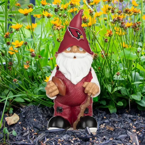 Vista 5 de NFL Resin 11.5" Team Logo Outdoor Garden Statue Gnome