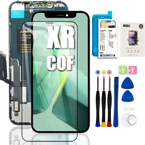 Vista 11 de EFAITHFIX para iPhone 11 Reemplazo de pantalla LCD de 6.1 pulgadas, ensamblaje de marco, pantalla LCD y digitalizador de pantalla táctil 3D con kit