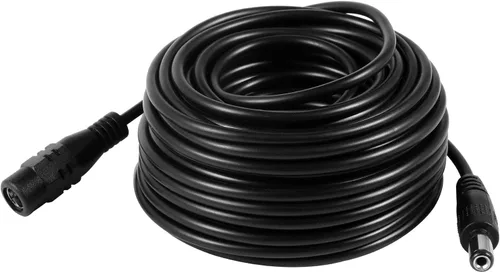 Vista 2 de cctv cable de extensión para circuito cerrado de televisión, 10 m (30 pies), 2.1 x 5.5 mm, 12 V CC, cámara IP Dvr independiente