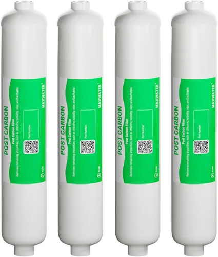 Vista 11 de Reemplazo del filtro de agua de carbón postactivado – Filtro en línea de 5 micras – Filtro de carbono en línea de 10 pulgadas – Bajo fregadero