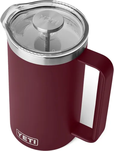 Vista 11 de YETI Rambler - Cafetera de prensa francesa de 34 onzas, color rojo rescate