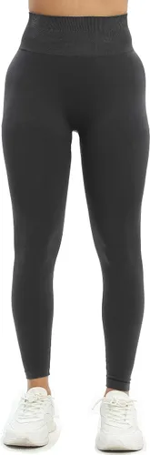 Vista 2 de Leggings de entrenamiento para mujer, cintura alta, sin costuras, atléticos, para correr, gimnasio, fitness, yoga, pantalones activos