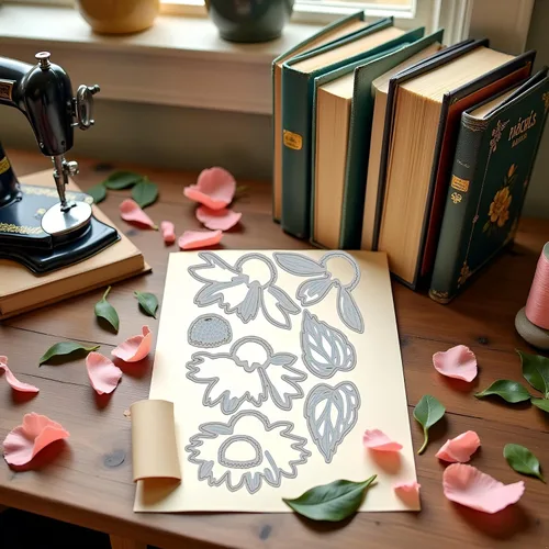 Vista 3 de Troqueles de corte para hacer tarjetas, plantillas de corte para álbumes de recortes, álbumes de fotos, troqueles de papel decorativos para hacer