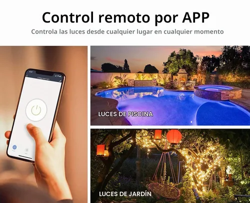 Vista 4 de Interruptor de luz Wi-Fi inteligente, 2 canales, interruptor de relé inalámbrico linptech con aplicación Tuya, control remoto de voz, temporizador