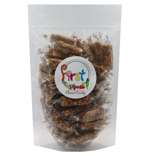 Vista 4 de FirstChoiceCandy Sesame Crunch - Bocadillos de miel y sésamo envueltos individualmente, dulces crujientes de sésamo con miel, prácticos aperitivos