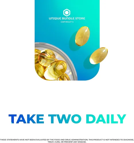 Vista 7 de Omega 3 Mini 1000 mg de aceite de pescado – 120 cápsulas blandas, aceite de pescado con sabor a limón Omega 3 suplementos con EPA DHA, suplemento