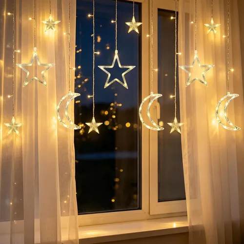 Vista 11 de Guirnalda de luces de Halloween, 10 pies, 20 luces LED de otoño, USB y batería, decoración de Halloween, luz de otoño, 8 modos intermitentes, bonita