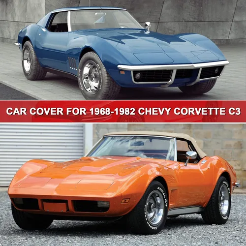 Vista 7 de Funda de automóvil para interior de repuesto para Corvette C3 1968-1982, lujosa funda de satén elástico a la medida para interior transpirable, a