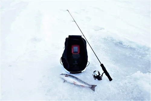 Vista 5 de HawkEye FT1PXCi FishTrax 1C IceShack Kit de pesca en hielo