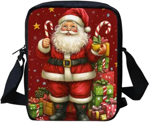 Vista 14 de HUGS IDEA Animales Cara Pequeña Crossbody Bolsos Bolso De Hombro Bandera estadounidense