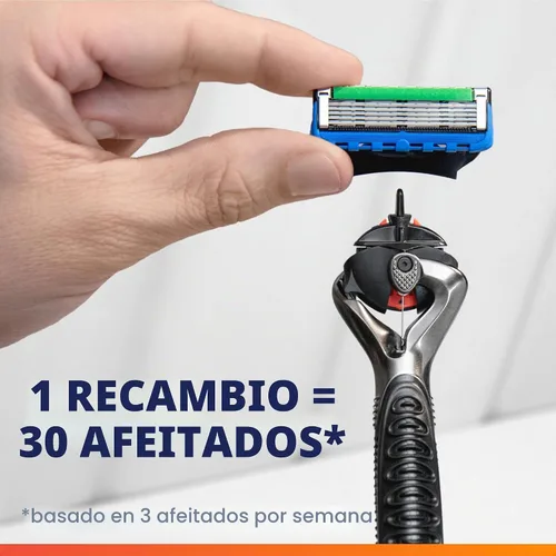 Vista 6 de Gillette Fusion5 ProGlide recambios de hojas de afeitar para hombres
