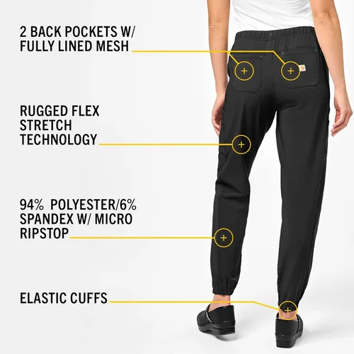 Vista 4 de Carhartt Pantalón deportivo de ajuste moderno para mujer