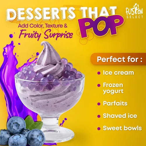 Vista 13 de Fusion Select - Perlas boba explosiva para aderezar té frutal