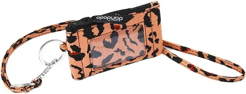 Vista 8 de Combo de funda de identificación con cremallera de algodón para mujer y cordón (varios equipos disponibles), llavero, cartera con cordón de moda (4#)