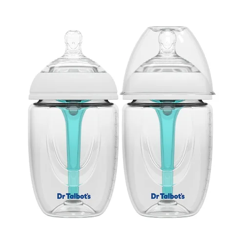 Vista 9 de Dr. Talbot's Biberones anticólicos de 6 onzas, biberones para bebés recién nacidos de 0 meses en adelante, biberones autoferilizantes para recién
