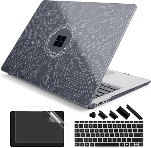 Vista 20 de Batianda Funda para portátil Microsoft Surface de 15 pulgadas para negocios 8ª edición 2026 y Surface Laptop 7 2024, carcasa protectora delgada