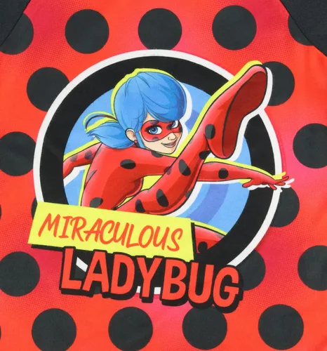 Vista 3 de Miraculous Conjunto de pijama de 2 piezas para niña con pantuflas Cozeez