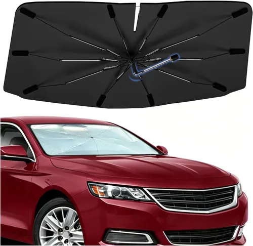 Vista 72 de Sombrilla Parasol para Parabrisas para Mazda 3 2014-2026, Parasol Plegable para Coche para Ventana Delantera, Visera Protectora Solar Altamente