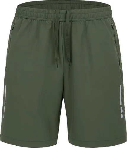 Vista 6 de Pantalones cortos deportivos de senderismo para hombre, de 7 pulgadas, de secado rápido, ligeros, para entrenamiento, correr, gimnasio, deportes