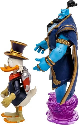 Vista 14 de McFarlane Toys - Disney Mirrorverse Genie Scrooge McDuck de 5 pulgadas y Goofy 7 pulgadas, figura de acción 3 unidades, etiqueta dorada, exclusiva