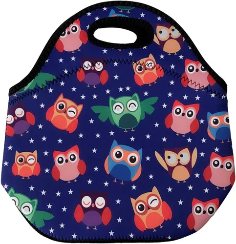 Vista 19 de Wrapables® Bolsa de almuerzo de neopreno aislada, plátanos