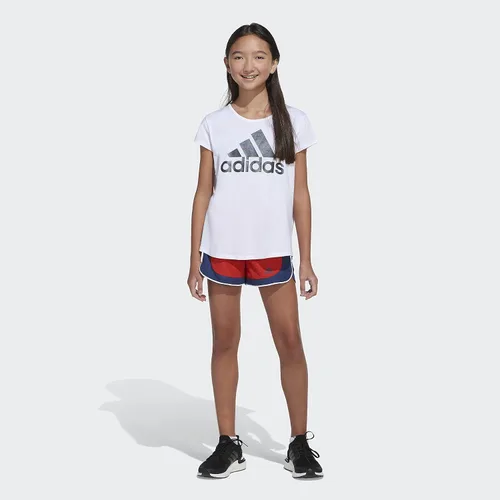 Vista 3 de adidas girls Colorblock Woven Shorts
