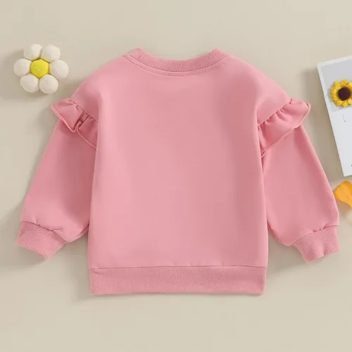Vista 11 de Sudadera unisex de algodón de color sólido para bebé, camiseta de manga larga con cuello redondo