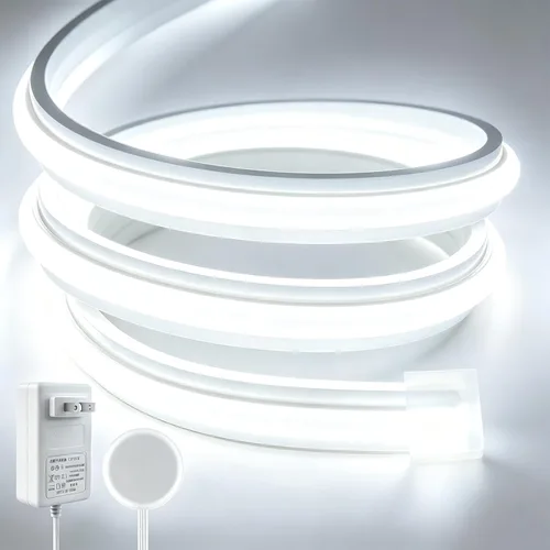 Vista 10 de La cuerda de neón de la MAZORCA del silicón enciende la prenda impermeable flexible 16.4FT cortable Self-Adhesive Dimmable COB Led Strip Lights