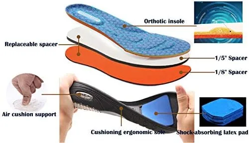 Vista 6 de Zapatos para diabéticos para hombre, informales, con velcro, ajustables, zapatos anchos y ligeros para ancianos, pies hinchados, antideslizantes