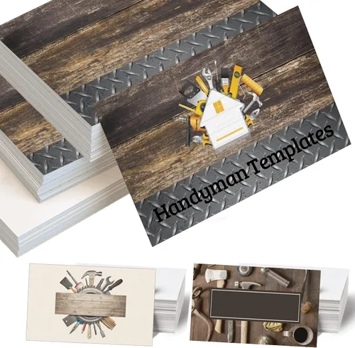 Vista 8 de 100 tarjetas de visita personalizadas de impresión de doble cara, personaliza con tu logotipo, tarjetas personalizadas de 3.5 x 2 pulgadas