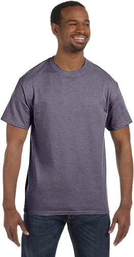 Vista 126 de Gildan Camiseta G500 para hombre Ceniza/baya