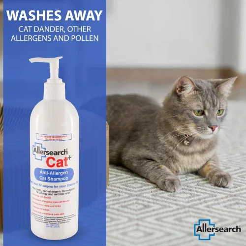 Vista 5 de Allersearch Champú para gatos antialérgenos Cat+