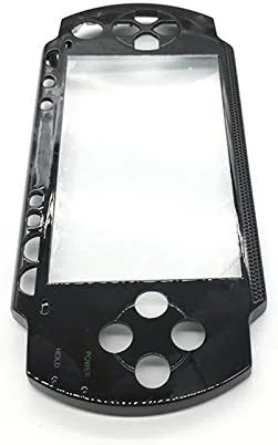 Vista 5 de Placa frontal de la placa frontal Shell caso reemplazo para Sony PSP 1000 1001 Fat (negro)