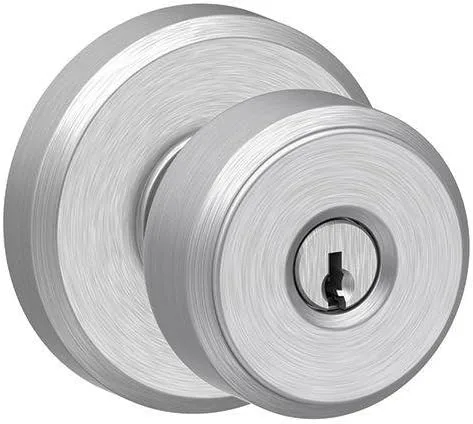 Vista 61 de SCHLAGE Pomo de bloqueo sin giro, latón antiguo (F170 ORB 609) (paquete de 2)
