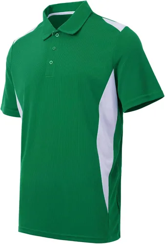 Vista 12 de Polo de golf para hombre, tallas grandes y altas, tallas L-7XL 12177# Negro y Gris