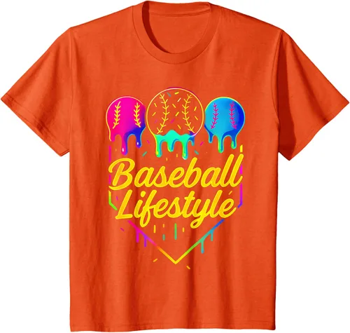 Vista 34 de Baseball Life Style 101 - Camiseta de béisbol para jóvenes