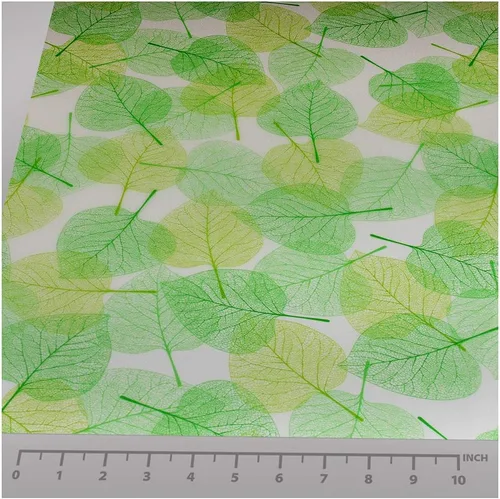 Vista 3 de BDF 4GLVW - Lámina decorativa para ventana, hojas verdes sobre blanco (36 pulgadas x 22 pies)