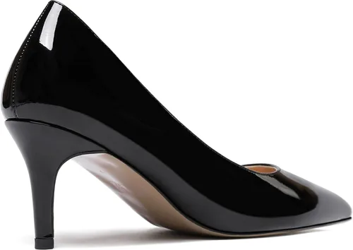 Vista 5 de WAYDERNS Zapatos de tacón medio de charol sólido para mujer, con puntera puntiaguda, 2.5 pulgadas