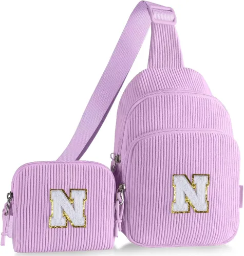 Vista 59 de Riñonera cruzada para niñas, Beige, Small