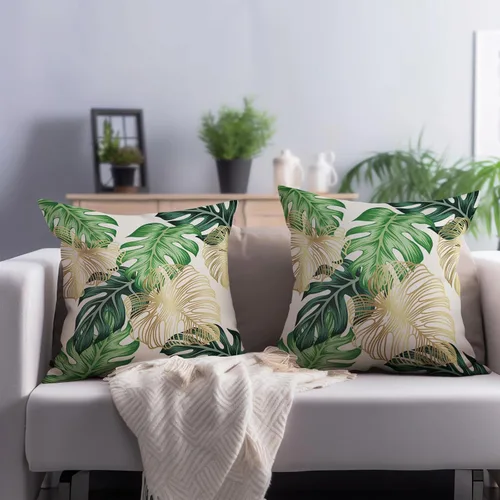 Vista 223 de Juego de 2 fundas de almohada de 16 x 16 pulgadas, diseño patriótico de bandera estadounidense con estrellas para exteriores, estilo casa de campo