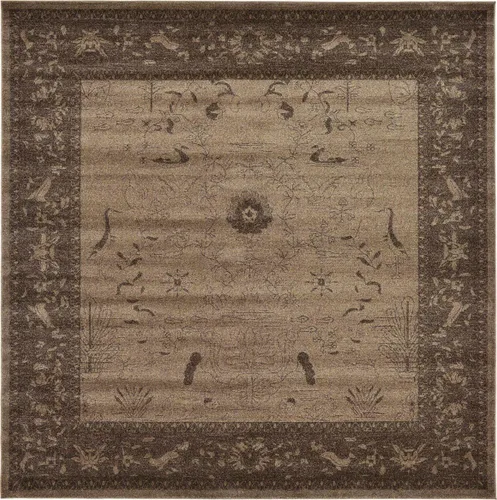 Vista 12 de Unique Loom La Jolla Collection - Alfombra de granja, contemporánea, botánica, tradicional, vintage