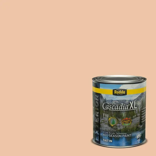 Vista 133 de Rodda Paint CASCADIA XL - Pintura satinada exterior e imprimación en uno, cuarto de galón, banderín para bebé