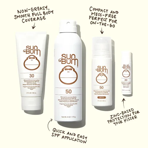 Vista 11 de Sun Bum Mineral SPF 50 Roll-On Sunscreen Body Lotion - Broad Spectrum Moisturizing Sunscreen with Vitamin E - Hawaii 104 Act Compliant