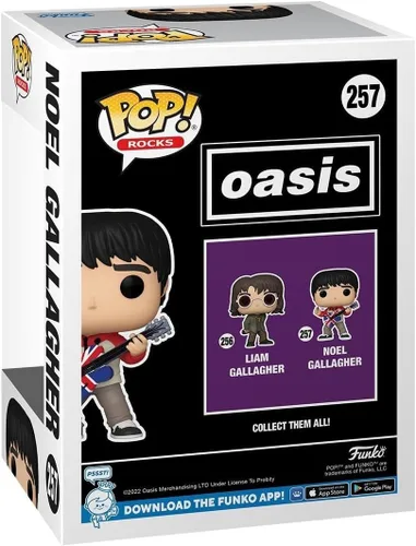 Vista 3 de Funko Pop Rocks: Oasis - Noel Gallagher - Figura de vinilo coleccionable - Idea de regalo - Producto oficial - Juguetes para niños y adultos - Fans