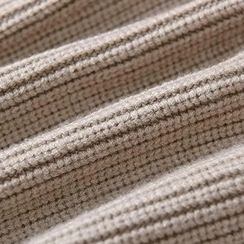 Vista 8 de Suéter de punto para niños pequeños, chaqueta de ganchillo, elegante cuello con muescas, suéter de doble botonadura