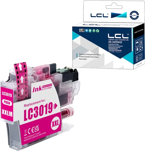Vista 9 de LCL Cartucho de tinta de repuesto compatible para Brother LC3019 LC3017 XXL LC3017BK LC3019BK de alto rendimiento MFC-J5330DW J6530DW J6930DW Negro