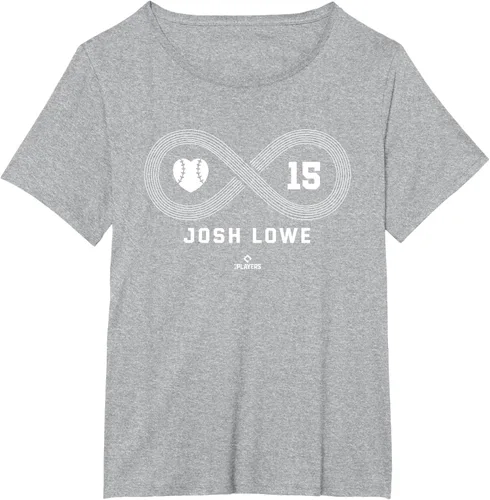 Vista 24 de Camiseta Infinite Love Josh Lowe Tampa Bay MLBPA, Negro