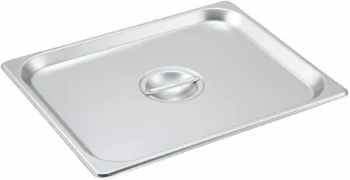 Vista 21 de Tiger Chef Bandeja de mesa de vapor antiatascos de acero inoxidable de calibre 22 de 6 pulgadas 1/2 con tapa