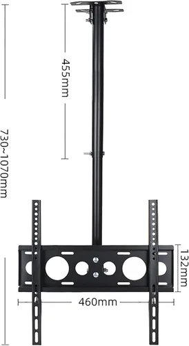Vista 2 de TV Stand tv Wall Mount Ceiling TV Mount Bracket, Fits 26-55 Inch LCD Flat Screen TVs, with Loading 99 Lbs, Max 400x400mm